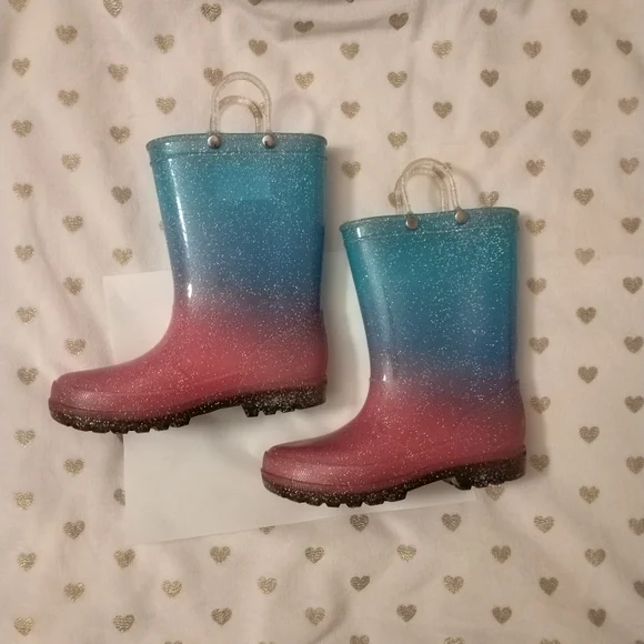 🔥3/$70 Member's Mark Girl's Rain Boots - Picture 4 of 9